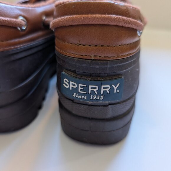 NEW Sperry Top Sider Brown Heron Duck Boots Women’s Size 7 - Picture 11 of 16